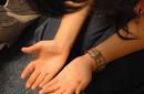 Hands open to receive from the Holy Spirit