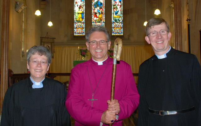 Ruth Walker, Bishop Christopher ang Peter Walker