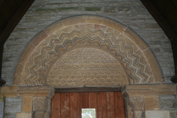 Norman arch over main door